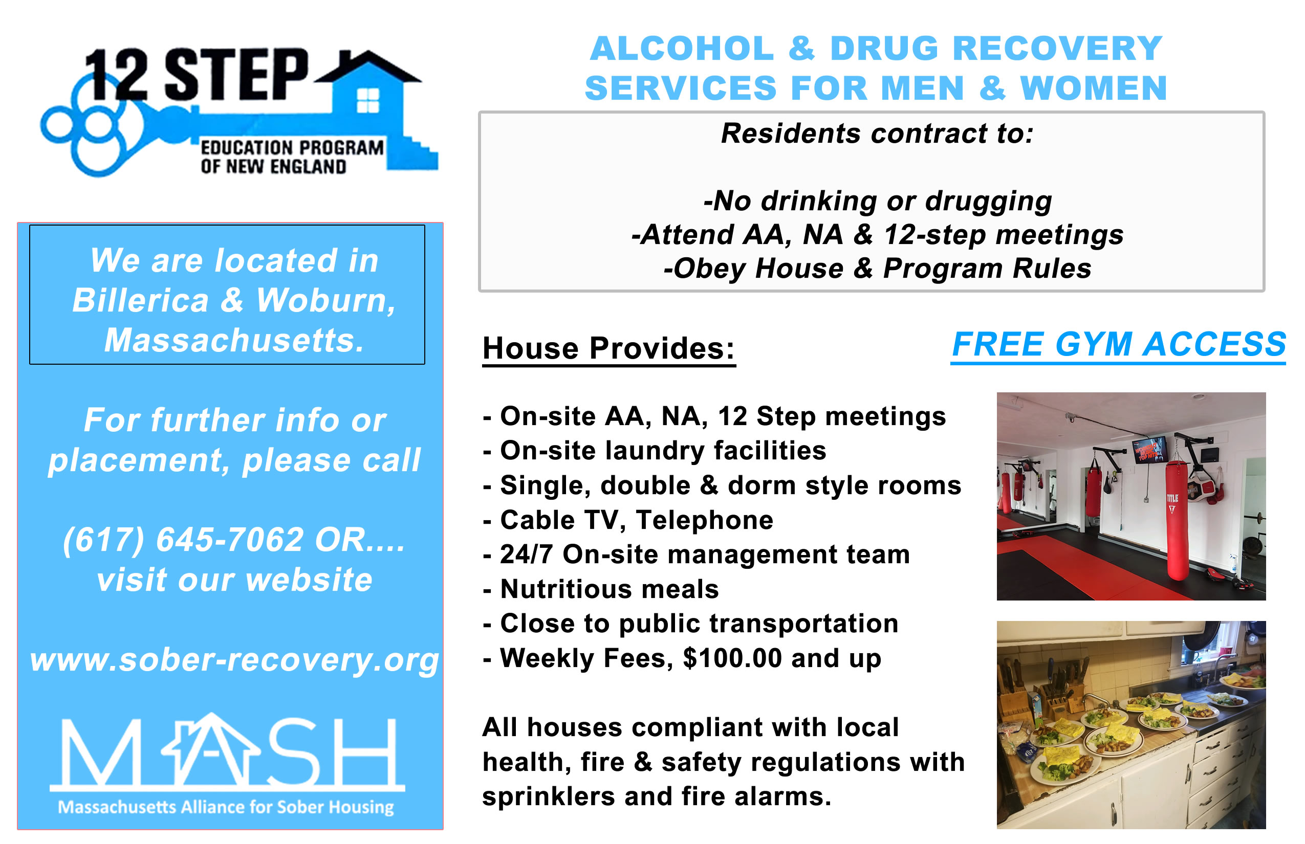 flyer SOBER RECOVERY - updated - 13 OCT 2020